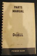 DoAll Mdl. C-80 Parts Manual DoAll Bandsaw